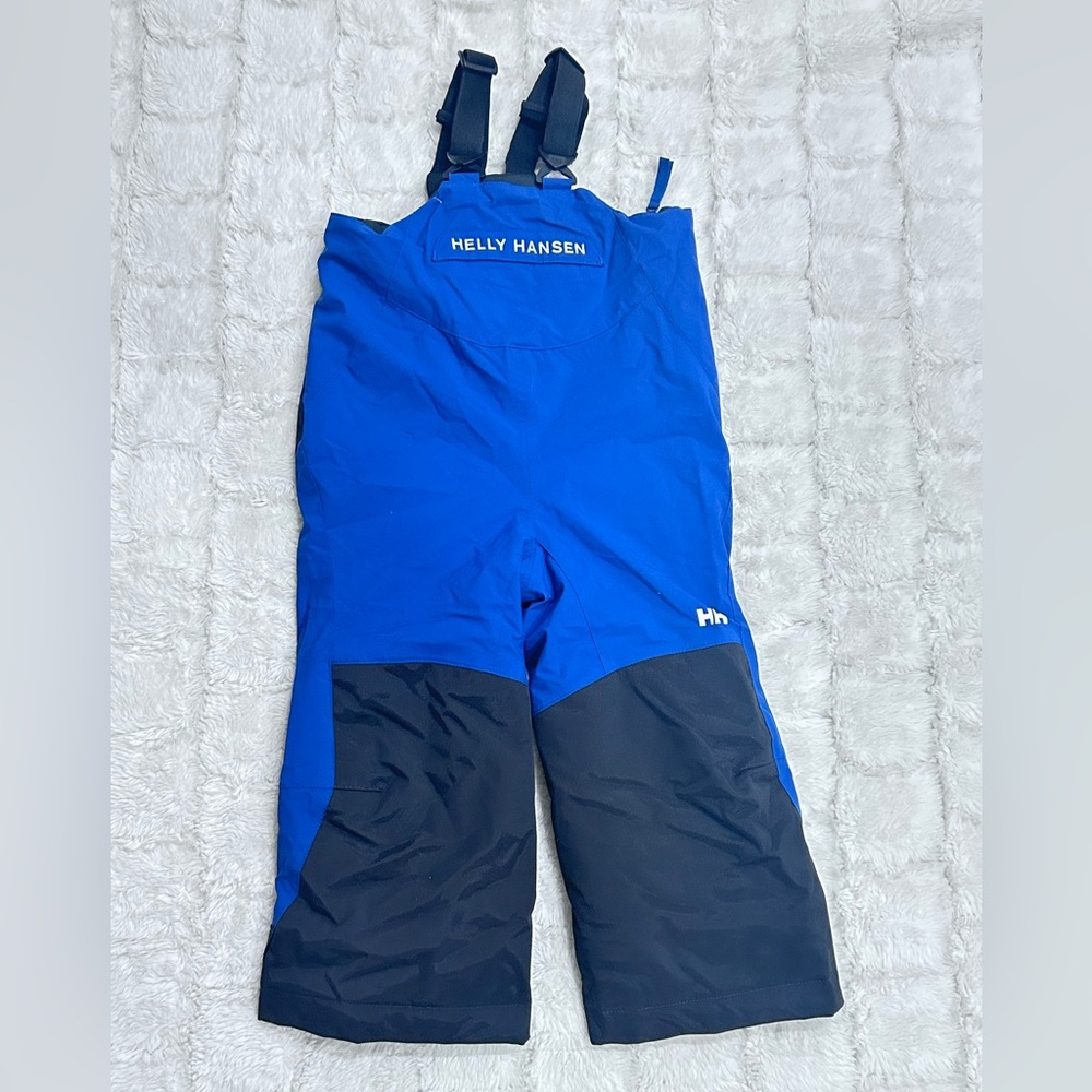 Helly Hansen Blue and Black Kids Snow Bib Pants